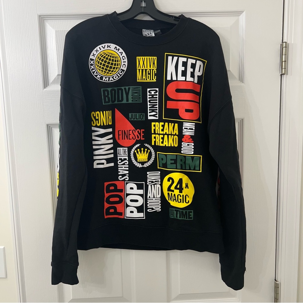 Bruno Mars 24K Magic Tour crewneck